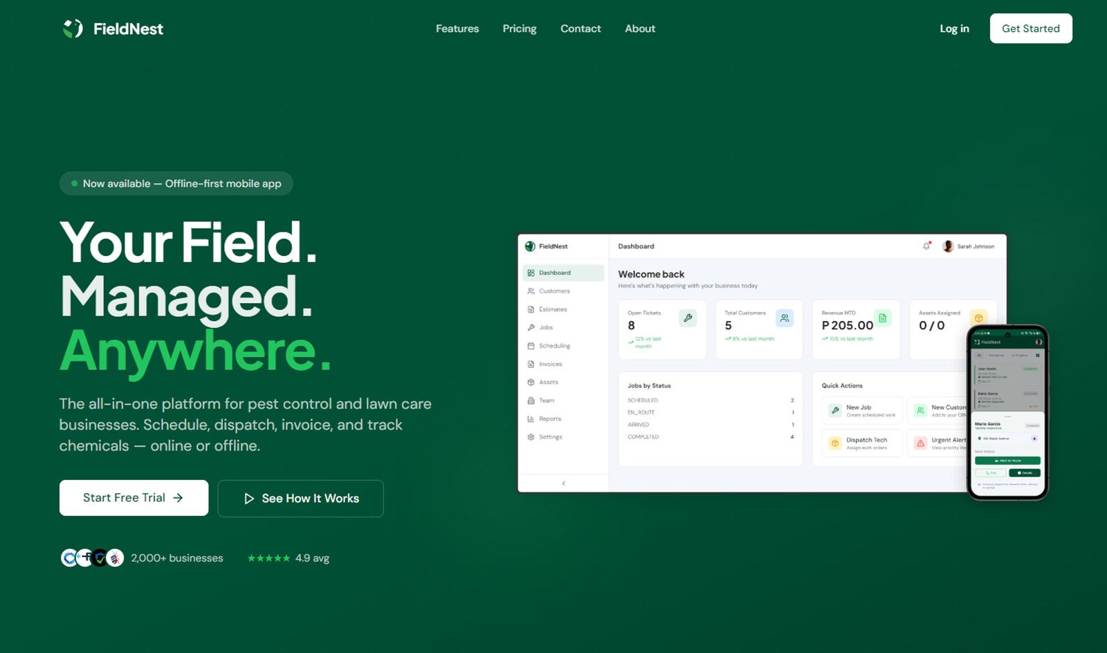 Pest Control CRM System